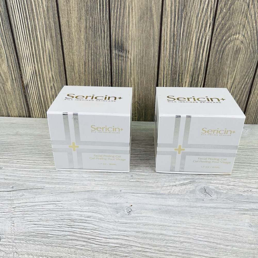SERICIN+ FACIAL PEELING GEL-SILK INSPIRED SKINCARE- 1.7 fl oz / 50 ml-NEW Read "